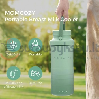Momcozy CM01 nešiojamas motinos pieno šaldytuvas 650 ml Momcozy CM01 nešiojamas motinos pieno šaldytuvas 650 ml